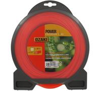 JARDIN PRATIC Fil nylon carré premium line OZAKI pour tondeuse - Ø 2,4 mm