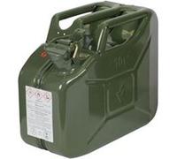 Jerrican 10L - Jerrican Métal - Verrouillage à Goupille - Traitement Intérieur Antirouille - Norme UN Transport de Matières Dangereuses