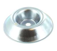 JARDIN PRATIQUE Coupelle d'appui en acier - Alésage 8 mm - ø 85 mm