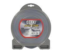 JARDIN PRATIQUE Fil nylon alu line OZAKI pour débroussailleuse - Ø: 2 mm - L 126 m