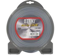 JARDIN PRATIQUE Fil nylon alu line OZAKI pour débroussailleuse - Ø 3 mm - L 56 m