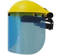 JARDIN PRATIQUE Visière de protection professionnelle réglable - Ecran plastique polycarbonate relevable