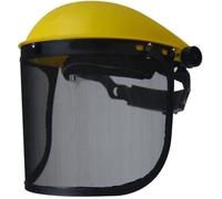 UNIVERSEL - Visière De Protection Plastique Relevable & Casque Anti Bruit Intégré - Modèle Professionnel - Largeur Visière 400mm, Hauteur 190mm - Débroussailleuse & Bricolage