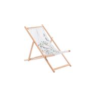 JARDIN PRIVÉ-Chilienne avec toile amovible à motifs verts Retombante - 132 x 55 cm