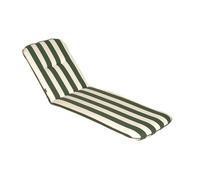 JARDIN PRIVE Coussin bain de soleil CANCALE Réversible Vert 184x59x5,5 cm