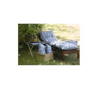 JARDIN PRIVE Coussin Bain de Soleil Flocons FUTURISTE - Mastic