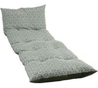 JARDIN PRIVE - Coussin bain de soleil - Flocons Norvege Avocat - Tissu traité déperlant