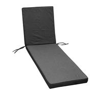 JARDIN PRIVE Coussin bain de soleil MONTE CARLO - 185 x 55 x 6 cm - Gris ardoise