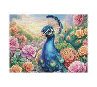 Jardin Royal de paons Puzzles 500 Pièces pour Adultes Qualité Supérieure Educa Jeu De Challenge Divertissement Artistique Décoration Intérieure 500 PCS