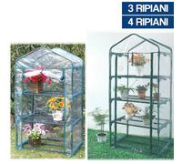 JARDIN SERRE TERRASSE BALCON ABRIS PLANTES FLEURS POTAGER 3 4 ÉTAGÈRES 01566V