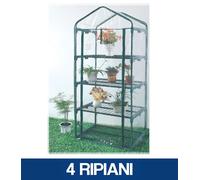 JARDIN SERRE TERRASSE BALCON ABRIS PLANTES FLEURS POTAGER 3 4 ÉTAGÈRES 01566V