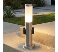 Lampadaire véranda jardin inox IP44 éclairage 2x douille Globo 3158K