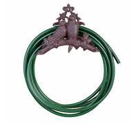Jardin Support Tuyau Oiseau Motif Campagne Antique Braun Fonte Décoration Murale