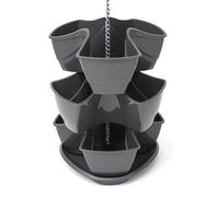 Pot pour herbes 3 casacades suspendus Coubi Herbal anthracite
