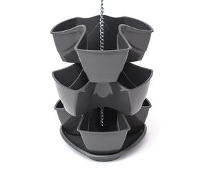 Jardin suspendu vertical COUBI HERBAL 9L, dimensions (mm) 295x295x880, couleur Graphite