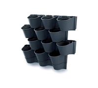 Jardin suspendu vertical Pots Prosperplast Cascade anthracite