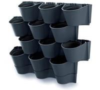 Jardin suspendu vertical Pots Prosperplast Cascade anthracite G