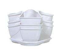 Jardin vertical Coubi Herbal 9l., Dimensions (mm) 295x295x880, couleur blanche