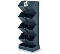 Jardin vertical Mini Cascade anthracite avec Ciseaux pour herbes Prosperplast anthracite G