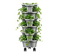 Jardin vertical - Support empilable à 6 étages - Tour de jardin à plusieurs niveaux - Pour balcon, terrasse, serre, intérieur et jardin surélevé