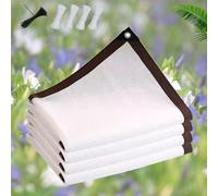 KAnduo Jardin Voile D'ombrage, Toile Ombrage 90% Bache Anti UV 2x2 3x3 4x4 5x5 6x6m Toile Ombrage Protection Balcon Filet Protection Piscine en HDPE(3x3.0m)