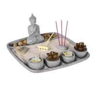 AC-Déco Jardin zen en ciment Zen Gris G