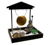 Jardin Zen Bouddha ""Tori"" 16cm Noir