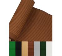 Jardin202 - Brise-vue 110 g/m² | Ombre et intimité dans votre jardin | Premium | Idéal pour clôtures et balustrades | 1 x 10 m (marron)