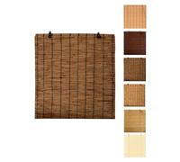 JARDIN202 Store en bambou enrouleur - Store en bambou naturel pour intérieur 60 x 140 cm Noyer