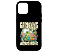 Jardinage avec des méthodes jurassiques - Dinosaure jardinier ancien Coque pour iPhone 12/12 Pro