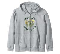 Jardinage de plantes indigènes drôle certifié Weed Hugger Sweat à Capuche