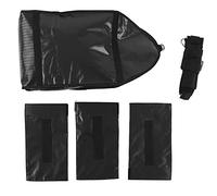 Jardinage en plein air, sac de sable coupe-vent, poids réglable, sac de sable pour jardin, filet en PVC durable, 57 x 30 x 14 cm, avec 3 sacs de poids