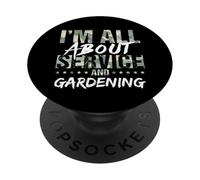Jardinage et Service Spirituel - Donner Une Vie basée sur la Foi PopSockets PopGrip Adhésif