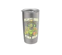 Jardinage Frankenstein Plantes Bon Feu Mauvais Jardinier Gobelet isotherme en acier inoxydable double paroi