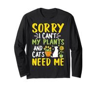 Jardinage - Sorry I Can't, My Plants and Cats Need Me Manche Longue