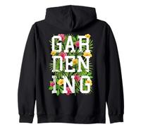 Jardinage Typographie Jardinier Floral Printemps Jardin Fleurs Sweat à Capuche