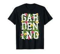 Jardinage Typographie Jardinier Floral Printemps Jardin Fleurs T-Shirt