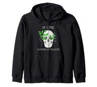 Jardinage Water My Plants Skull Planter Dark Humour Art Sweat à Capuche