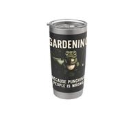 Jardiner parce que frapper les gens n'est pas une bonne idée de planter Gobelet isotherme en acier inoxydable double paroi