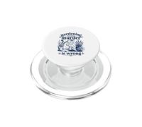 Jardiner Parce Que Le Meurtre n'est Pas Une Bonne idée pour Un Amateur de Plantes à Chat PopSockets PopGrip pour MagSafe