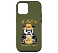 Jardiner Parce Que Le Meurtre n'est Pas Une Erreur Panda maléfique Amoureux des Plantes Coque pour iPhone 12/12 Pro