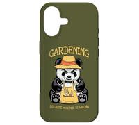 Jardiner Parce Que Le Meurtre n'est Pas Une Erreur Panda maléfique Amoureux des Plantes Coque pour iPhone 17