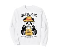 Jardiner Parce Que Le Meurtre n'est Pas Une Erreur Panda maléfique Amoureux des Plantes Sweatshirt