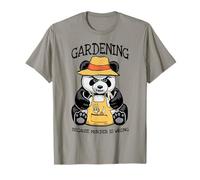 Jardiner Parce Que Le Meurtre n'est Pas Une Erreur Panda maléfique Amoureux des Plantes T-Shirt