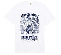 Jardiner Parce Que Le Meurtre n'est Pas Une Erreur, Une Fille bohème Amusante Comfort Colors Adult Heavyweight T-Shirt