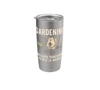 Jardiner parce que poinçonner les gens est une mauvaise plantation de jardin Gobelet isotherme en acier inoxydable double paroi