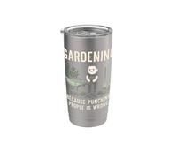 Jardiner parce que poinçonner les gens est une mauvaise plantation de jardin Gobelet isotherme en acier inoxydable double paroi