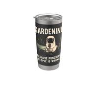 Jardiner parce que poinçonner les gens est une mauvaise plantation de jardin Gobelet isotherme en acier inoxydable double paroi