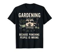 Jardiner Parce Que poinçonner Les Gens est Une Mauvaise Plantation de Jardin T-Shirt