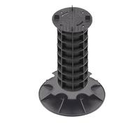 Jardinex Plot terrasse Dalle réglable 29-32 cm - Noir